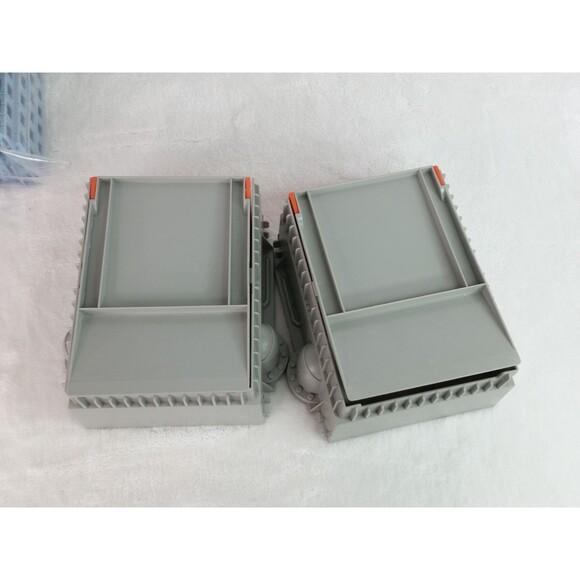 HUGE Lot Of Random Rokenbok Parts Accessories Chutes Bases Blocks 100s of Pieces - Picture 9 of 14